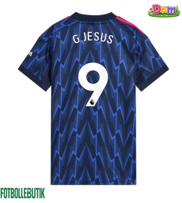 Arsenal Gabriel Jesus #9 Bortatröja Kvinnor 2025-26 Kortärmad